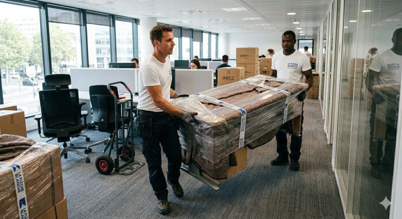 Déménagement entreprise avec un déménageur professionnel à Charbonnières-les-Bains 69260