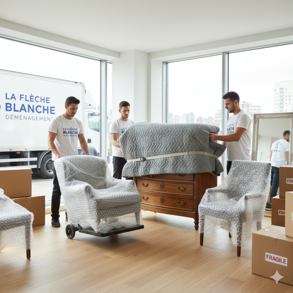 Déménagement Lyon 69006 avec un déménageur professionnel qui certifie une prestation de qualité