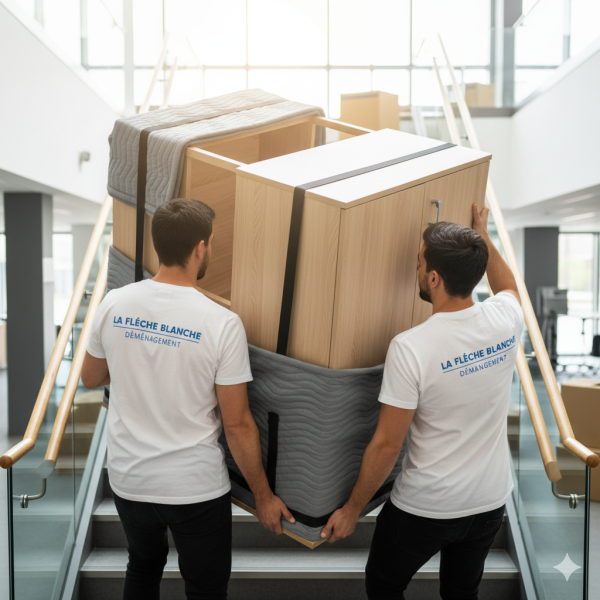 Déménageur Professionnel LYON 69003 pour un déménagement entreprise LYON 69003 de grande superficie avec du mobilier spécifique