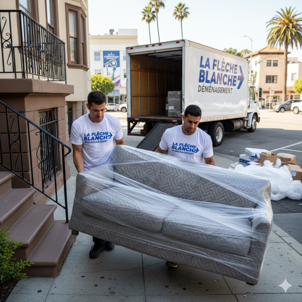 Déménagement avec un déménageur professionnel à VILLEURBANNE 69100 sérieux et minutieux dans la protection du mobiliers et objets fragiles