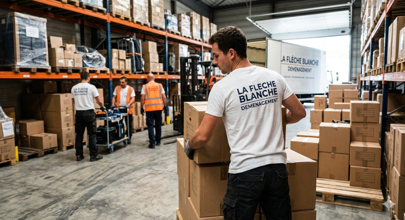 Déménageur professionnel à Feyzin 69320 pour le déménagement complet d'une entreprise bureaux, stock, atelier, archives