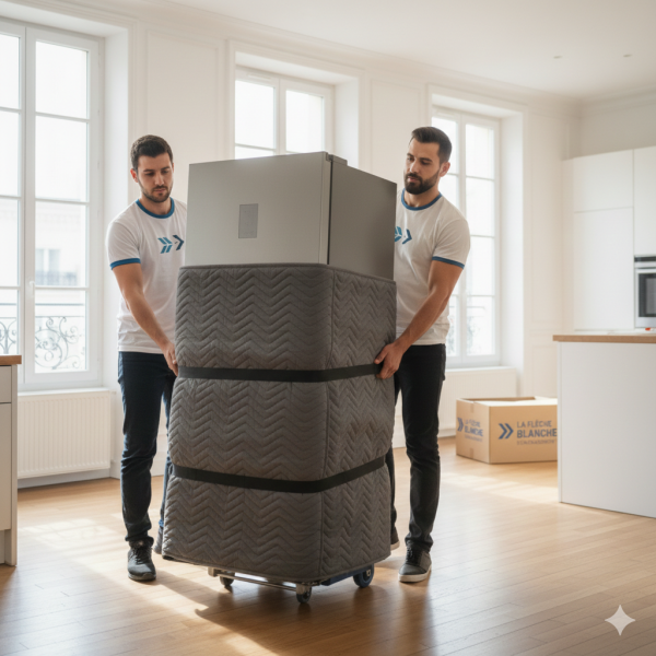 Déménagement d'un appartement de grande superficie en duplex avec un déménageur professionnel à BELLEVILLE-EN-BEAUJOLAIS 69220