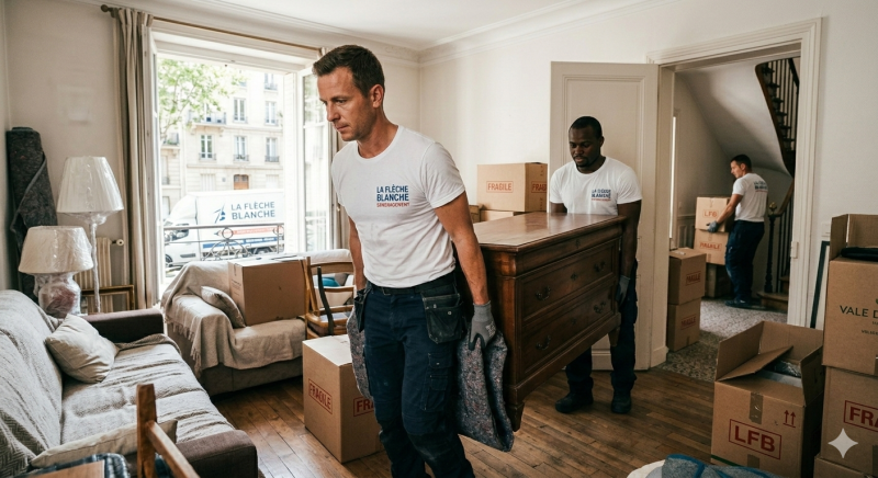 Mutation collaborateur à Lyon avec un déménageur professionnel qui propose une formule clé en main