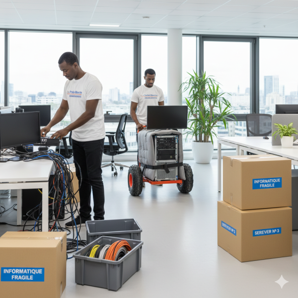 Déménageur Professionnel Lyon 69009 : Spécialisé en Transfert d’Entreprise à Vaise, Mutation de Collaborateur, Gestion de Bureaux et Garde-Meubles Sécurisé avec La Flèche Blanche