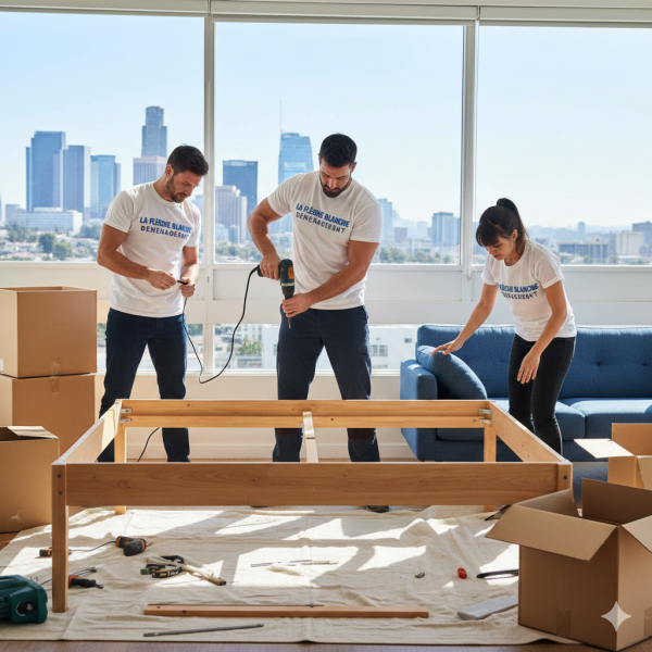 Société de déménagement pour un déménagement complet à AMPLEPUIS 69550 avec débarras en déchetterie de mobiliers, électroménagers, objets