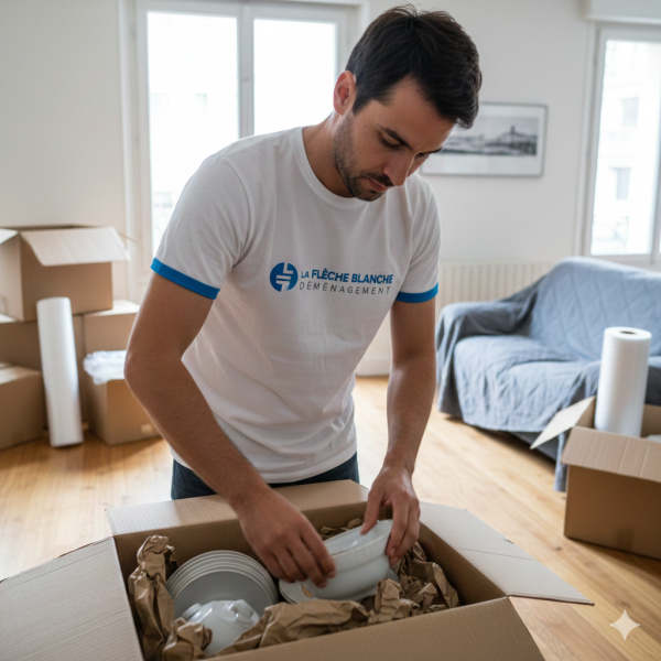 Déménageur professionnel à GENAY 69730 pour le déménagement complet d'une maison de grande superficie 