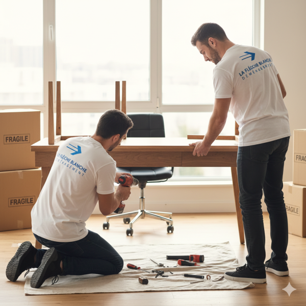 Déménagement entreprise Lyon 69002 bureaux, archives, informatique avec un déménageur professionnel Lyon 69002