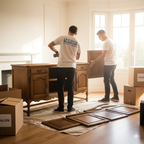 Déménageur Saint-Cyr-au-Mont-d'Or 69450 pour déménagement incluant le démontage et remontage du mobilier