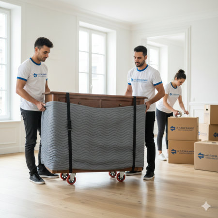 Notre zone d'activité pour ce service Conditions pour déménagement de coffre-fort avec manutention lourde et monte-meubles inclus dans la prestation