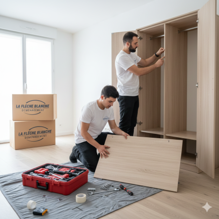 Notre zone d'activité pour ce service Conditions pour déménagement de coffre-fort avec manutention lourde et monte-meubles inclus dans la prestation