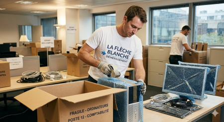 Notre zone d'activité pour ce service Déménagement d’entreprise avec garde-meubles pour stockage temporaire en cas de travaux ou fusion